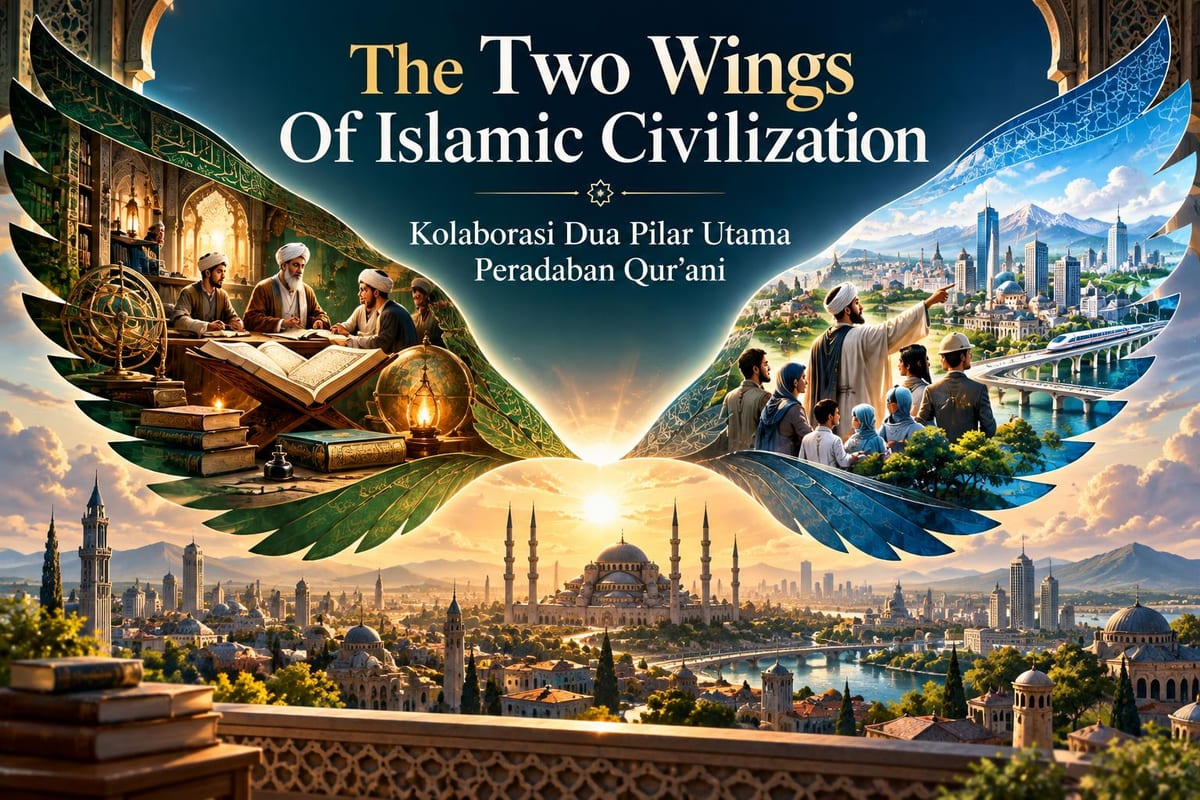 Ilustrasi sesi The Two Wings of Islamic Civilization