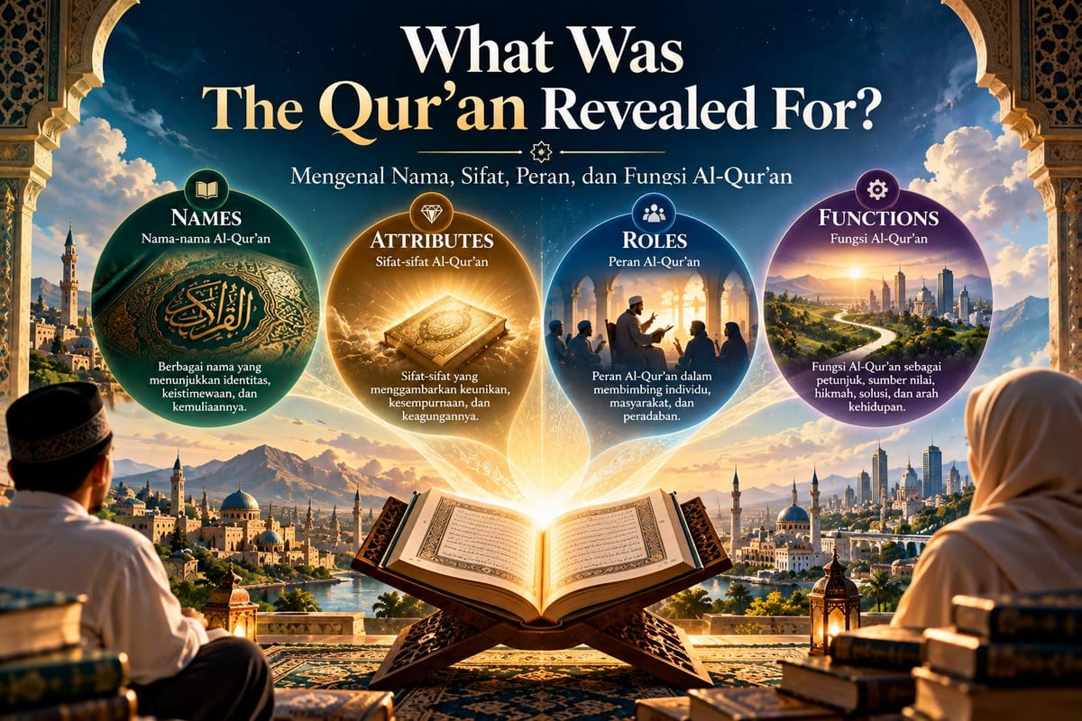 Ilustrasi sesi What Was the Qur'an Revealed For?